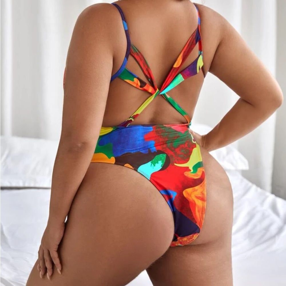SHEIN one piece bathing suit size 1X